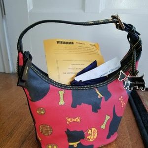 Dooney & Bourke Scottie Dog Signature Coated Bucke